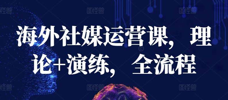 海外社媒运营实战课程：理论+演练全流程-外贸课程