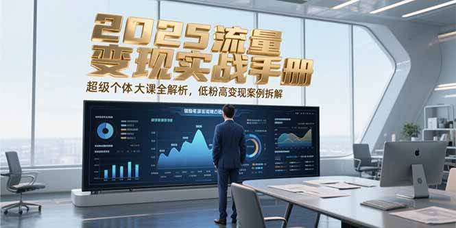 2025流量变现实战手册，超级个体大课全解析，低粉高变现案例拆解-外贸课程